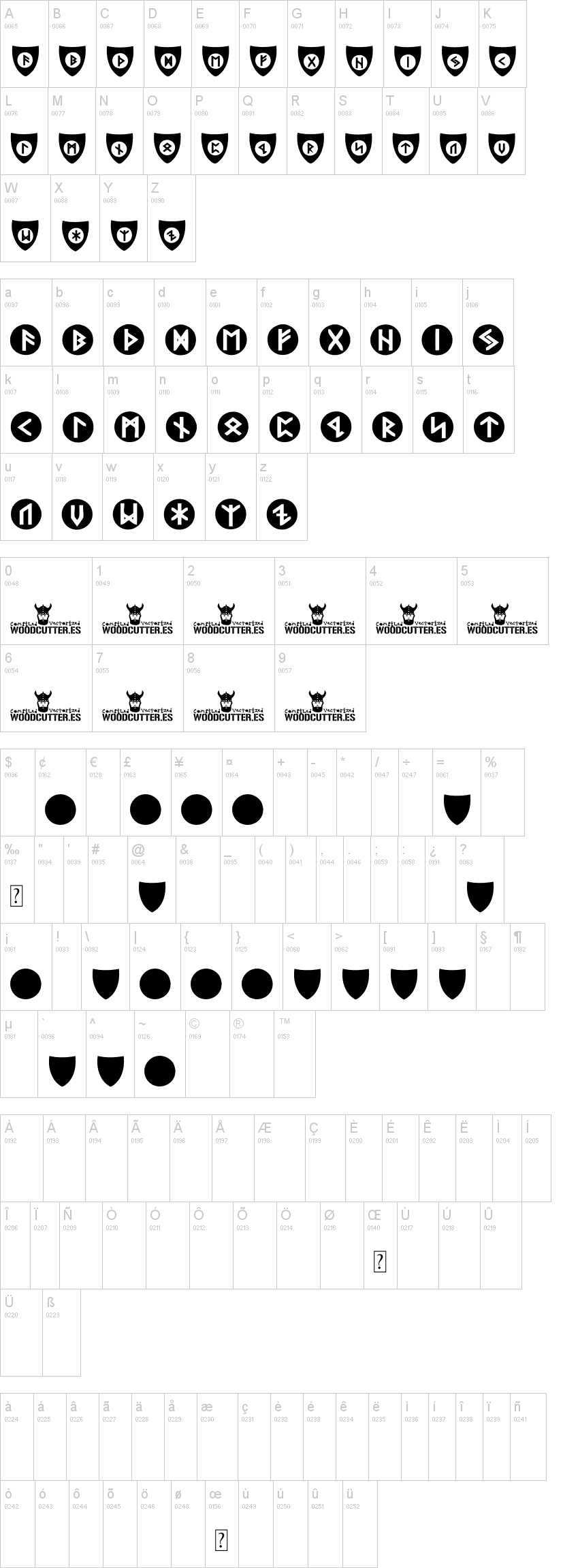 Viking Runes Shields