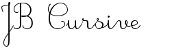 JB Cursive