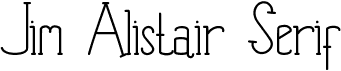 Jim Alistair Serif