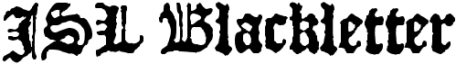 JSL Blackletter