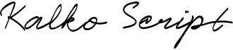 Kalko Script