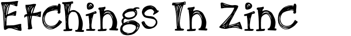 KB3 Etchings In Zinc