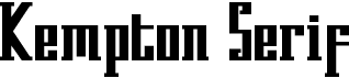 Kempton Serif