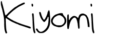 Kiyomi Font