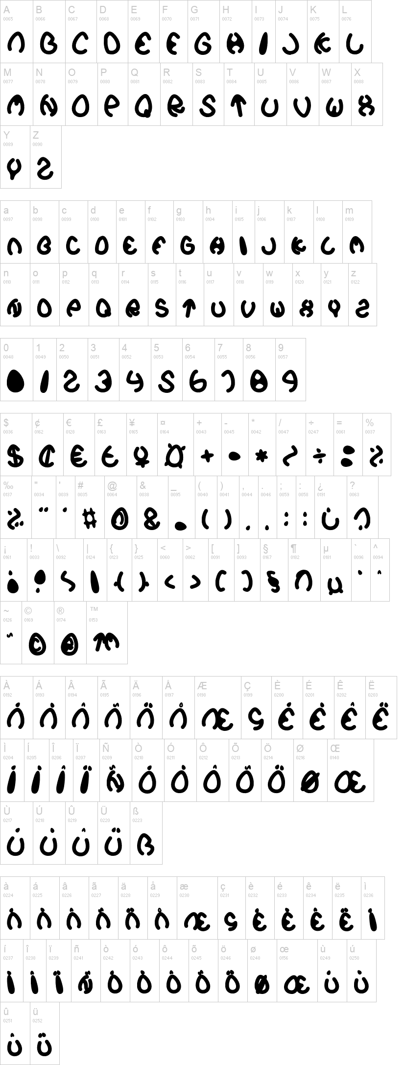 Simple Eggs Font