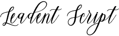 Leadent Script