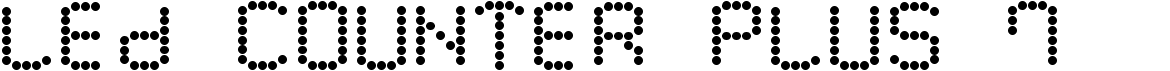 LED Counter Plus 7