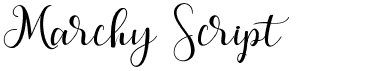 Marchy Script