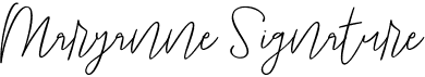 Maryanne Signature