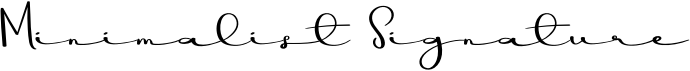 Minimalist Signature