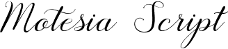 Motesia Script