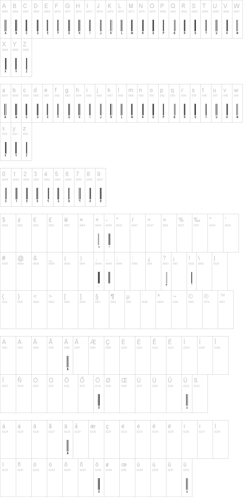 Barcode Font