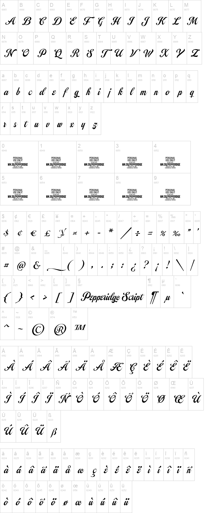 Pepperidge Script