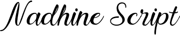 Nadhine Script