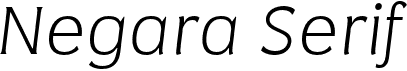 Negara Serif