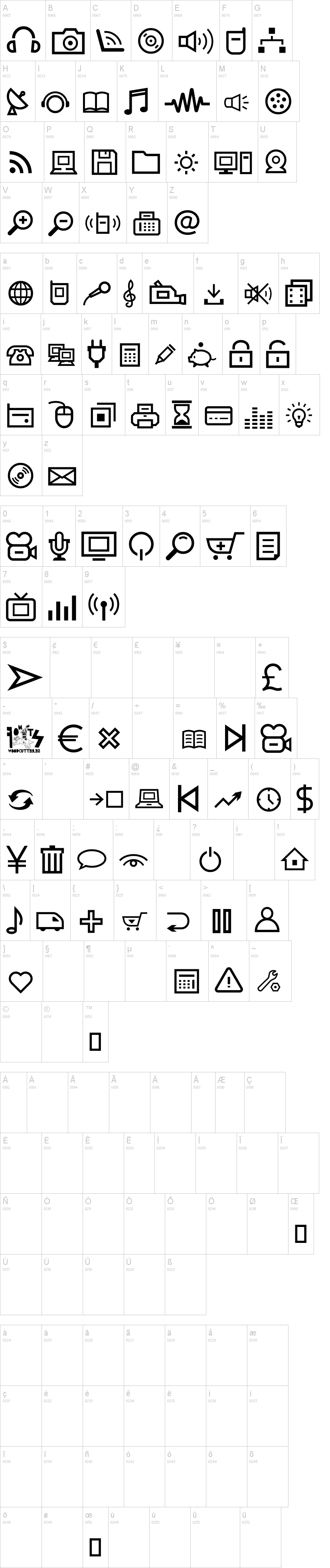 Multimedia Icons