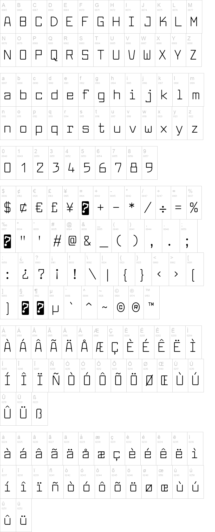 Larabie Font