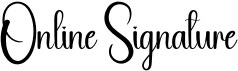 Online Signature