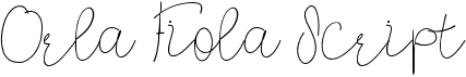 Orla Fiola Script