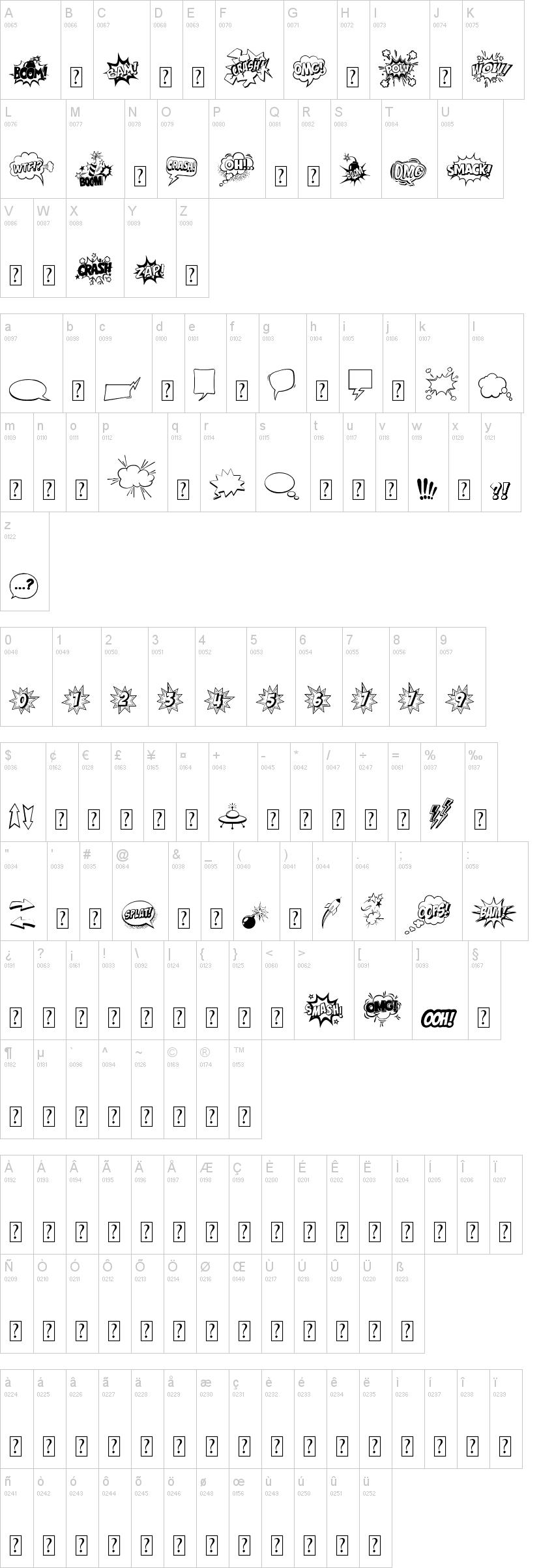 Comic Boom Elements