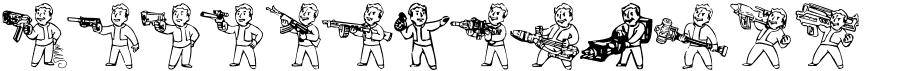 Pip Boy Weapons Dingbats