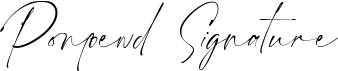 Ponpewd Signature