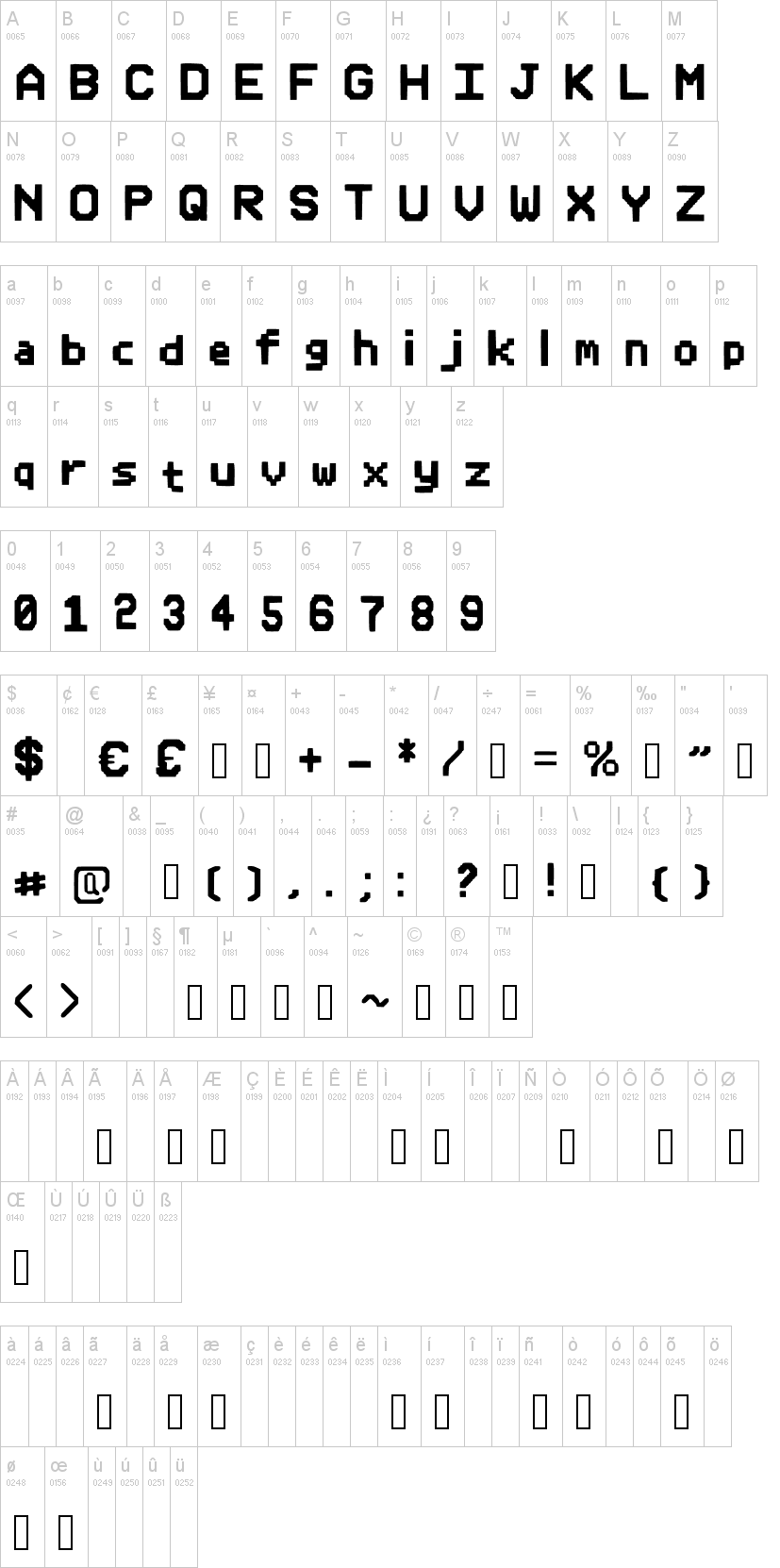 Pixle Font