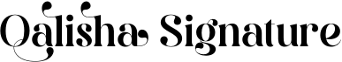 Qalisha Signature Serif