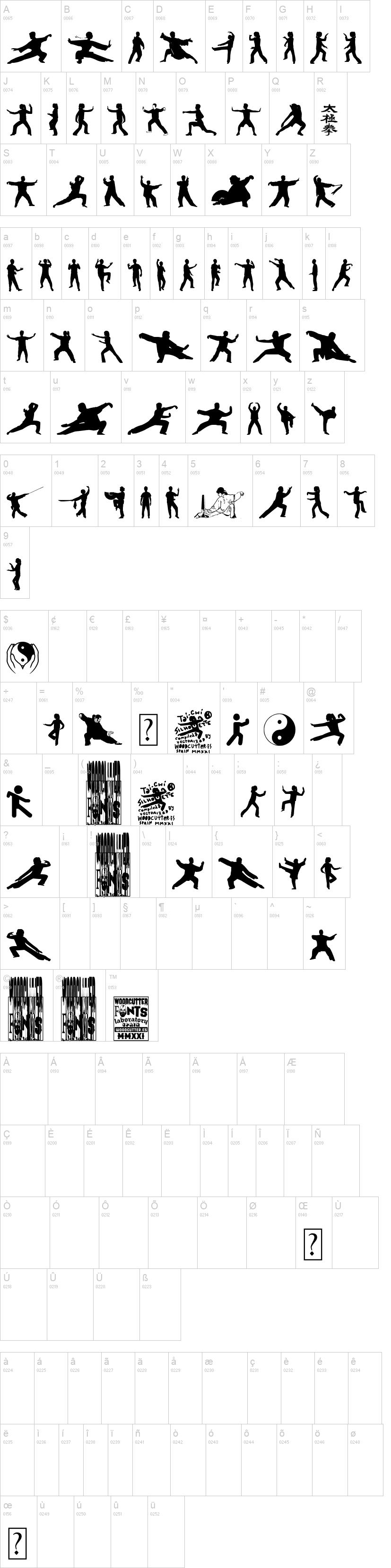 Tai-Chi Silhouette