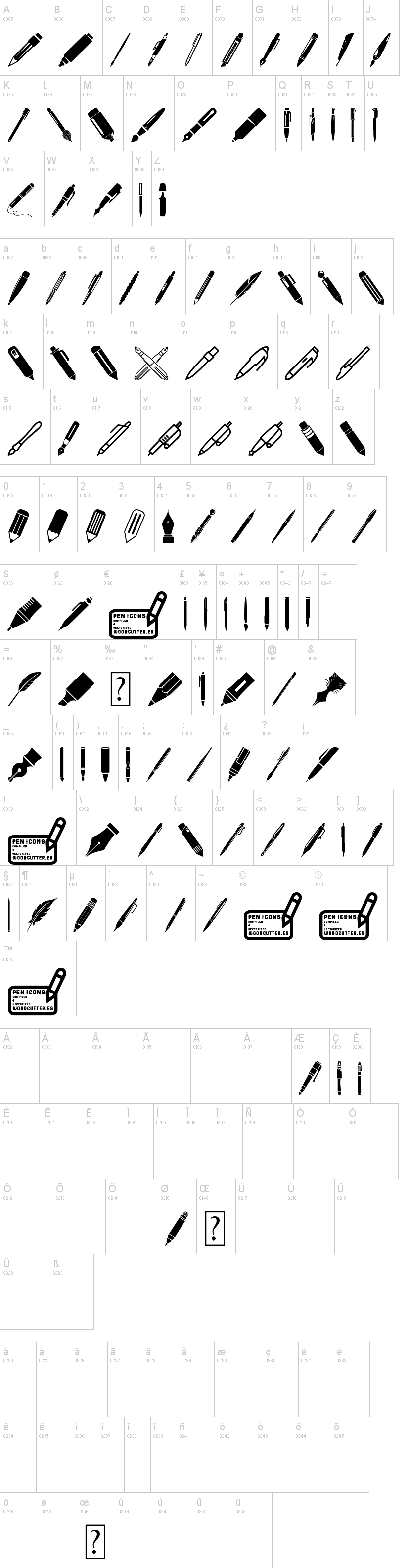 Pen Icons