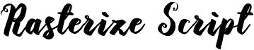 Rasterize Script