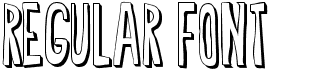 Regular Font