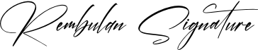 Rembulan Signature