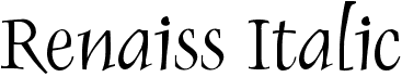 Renaiss Italic