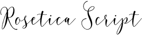 Rosetica Script