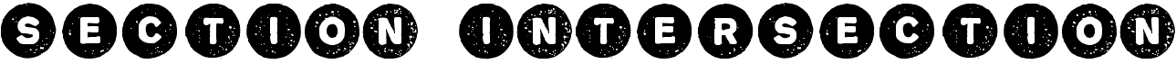 Section Intersection