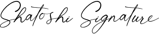 Shatoshi Signature