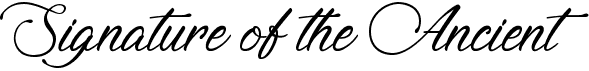 Signature of the Ancient