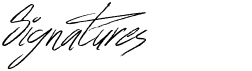 Signatures