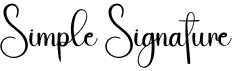 Simple Signature