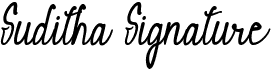 Suditha Signature