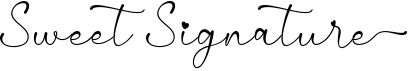 Sweet Signature