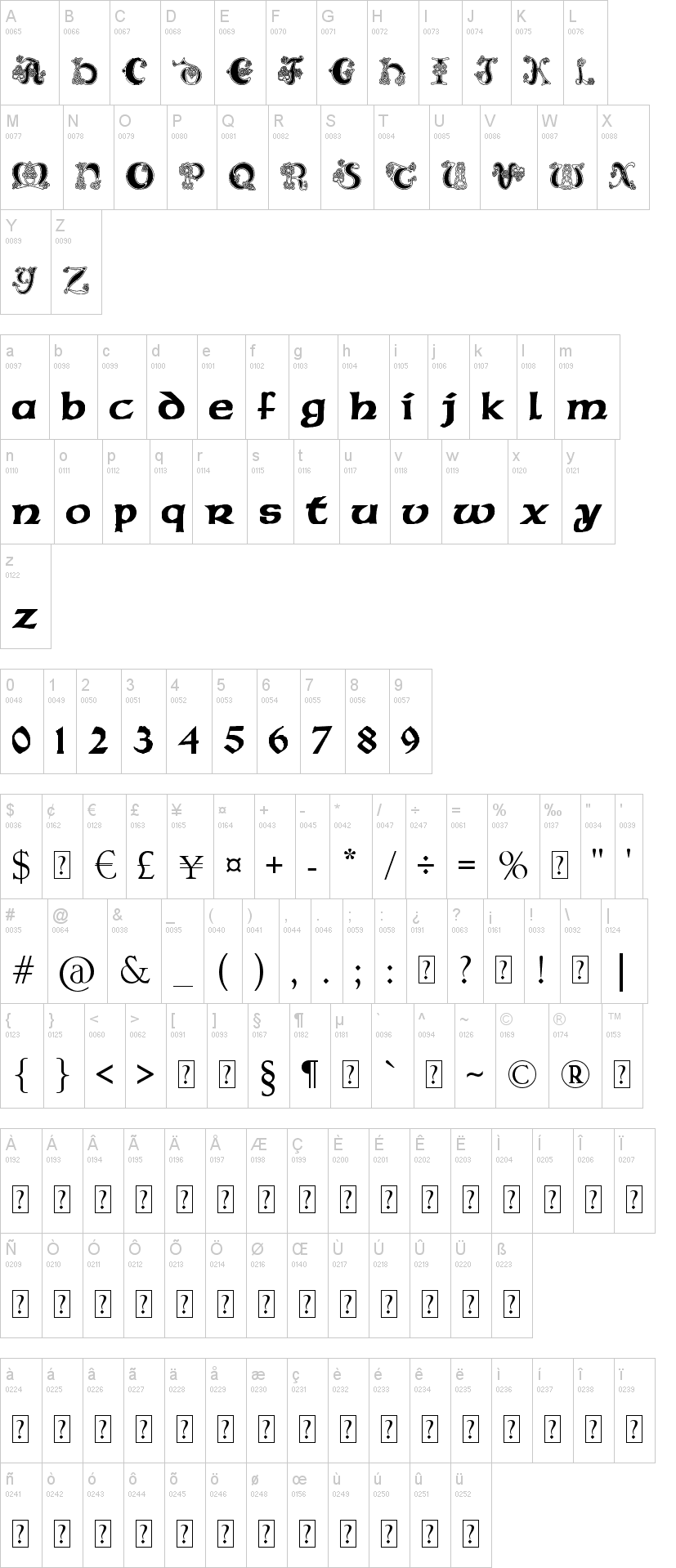 Pauls Celtic Font 2