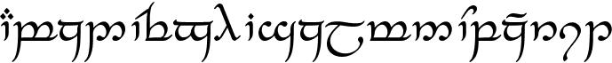 Tengwar Feanor