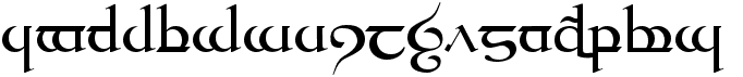 Tengwar Quenya