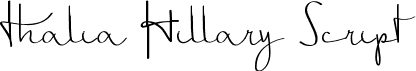 Thalia Hillary Script