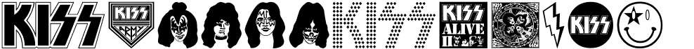 The Kiss Font