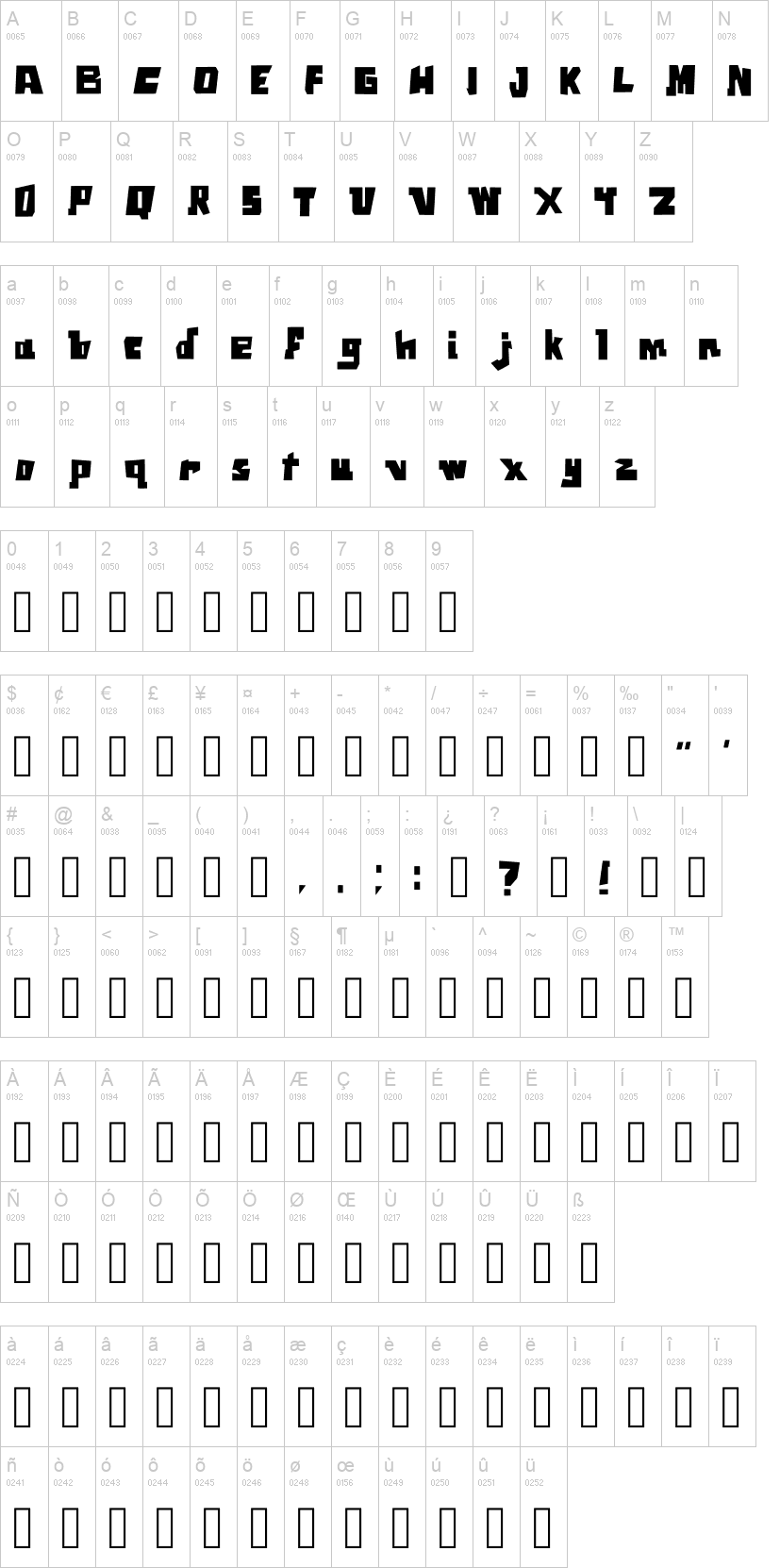 Square Font