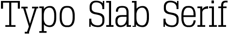 Typo Slab Serif