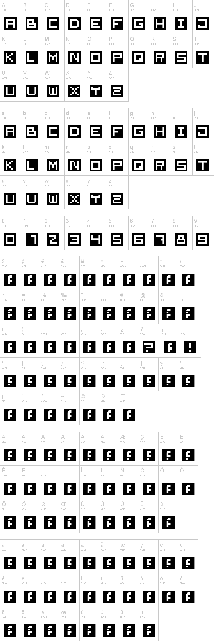 Cube Font